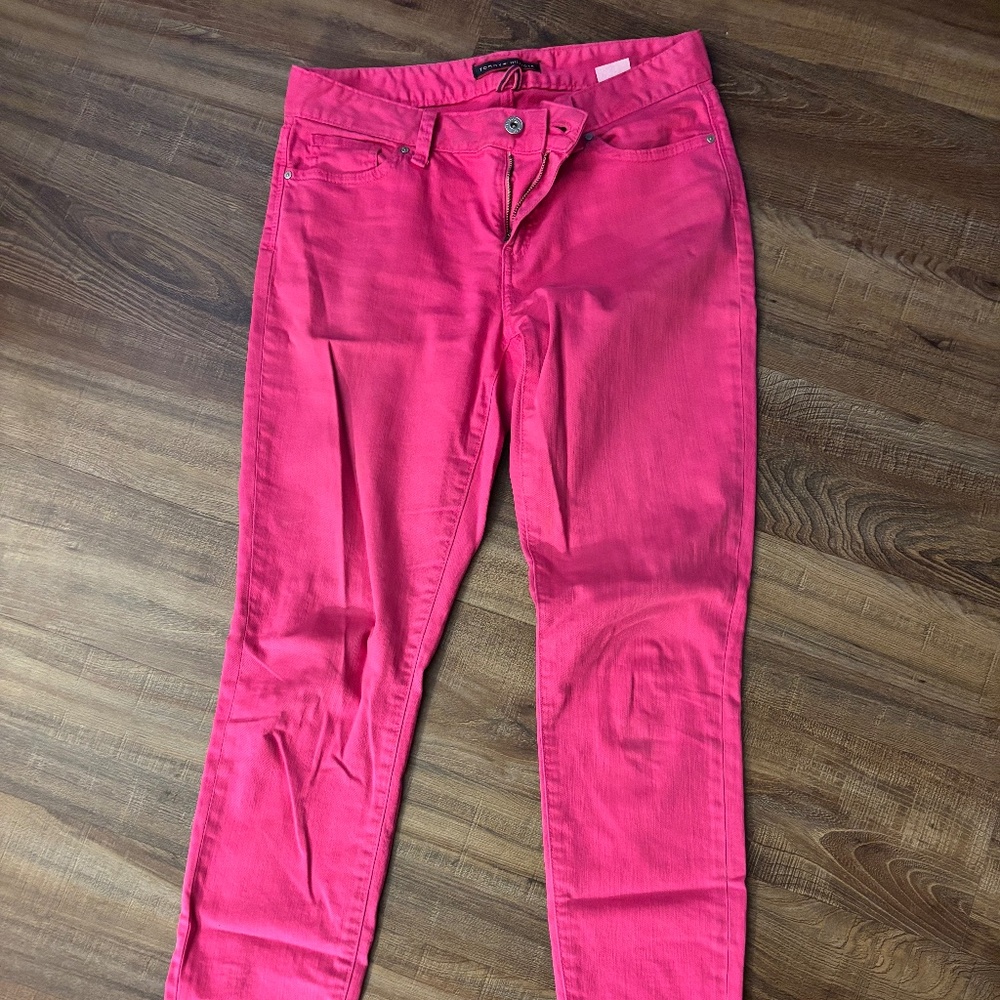 Womens tommy hilifger skinny jeans Hot pink size 6